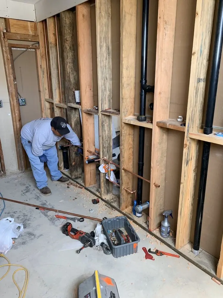 Commercial rough-in plumbing for Water Heater Replacement in Preston Hollow